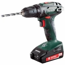 Аккумуляторная дрель-шуруповерт Metabo BS 18 10мм 2.0Ah x2 Case Set 48 Н·м