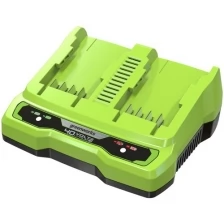 Зарядное устройство на 2 слота GREENWORKS G40UC2, 40V 2938907