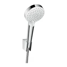 Душевой гарнитур Hansgrohe Crometta Vario EcoSmart 26693400, шланг 125 см, белый/хром