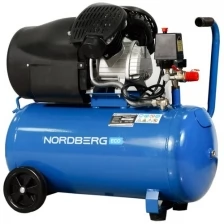 Компрессор Nce50/410v Поршневой V-Образный 220в, Ресив. 50л, 410л/Мин Eco Nordberg арт. NCE50/410V