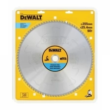 Диск пильный по стали 355 х 25.4 мм, 90 зубьев, DeWalt EXTREME INOX, DT1922