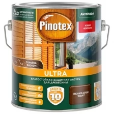 Антисептик для дерева с УФ фильтром Pinotex Ultra Красное дерево, 2,7 л