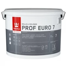 Краска интерьерная Prof Euro 7 TIKKURILA 2,7 л бесцветная (база С)