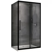 Душевой угол Abber 120x70 Schwarzer Diamant AG30120BH-S70B черный