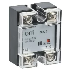 Реле твердотельное IEK Oni OSS-2 одноф. 380В (OSS-2-3-25-B)