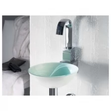 Раковина накладная BATHCO RS 3 3015AQ аквамарин d270х100