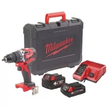 Аккумуляторная ударная дрель-шуруповерт M18CBLPD-422c Milwaukee 4933472116