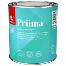 TIKKURILA PRIIMA краска интерьерная, однослойная, глубокоматовая, база C (5л)