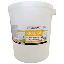 Лакра 8306488 Краска фасадная латексная белоснежная 3кг ЛА-00000058 .