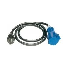 1132910 Brennenstuhl удлинитель-переноска Adapter Cable, 1,5м., вилка 230V/16A, розетка CEE, кабель черный, IP44