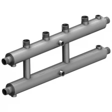 Коллектор распределительный 1, 2+1 контур, нерж сталь РК25-2.1 тругор